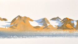 Coastline sketch, Svalbard 2017. © The IK Workshop Society at www.ikfoundation.org. Svalbard