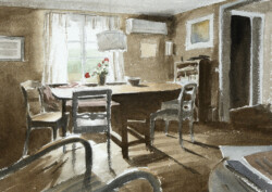 My dad & stepmother's livingroom in Sörmland. Lilla Åsa